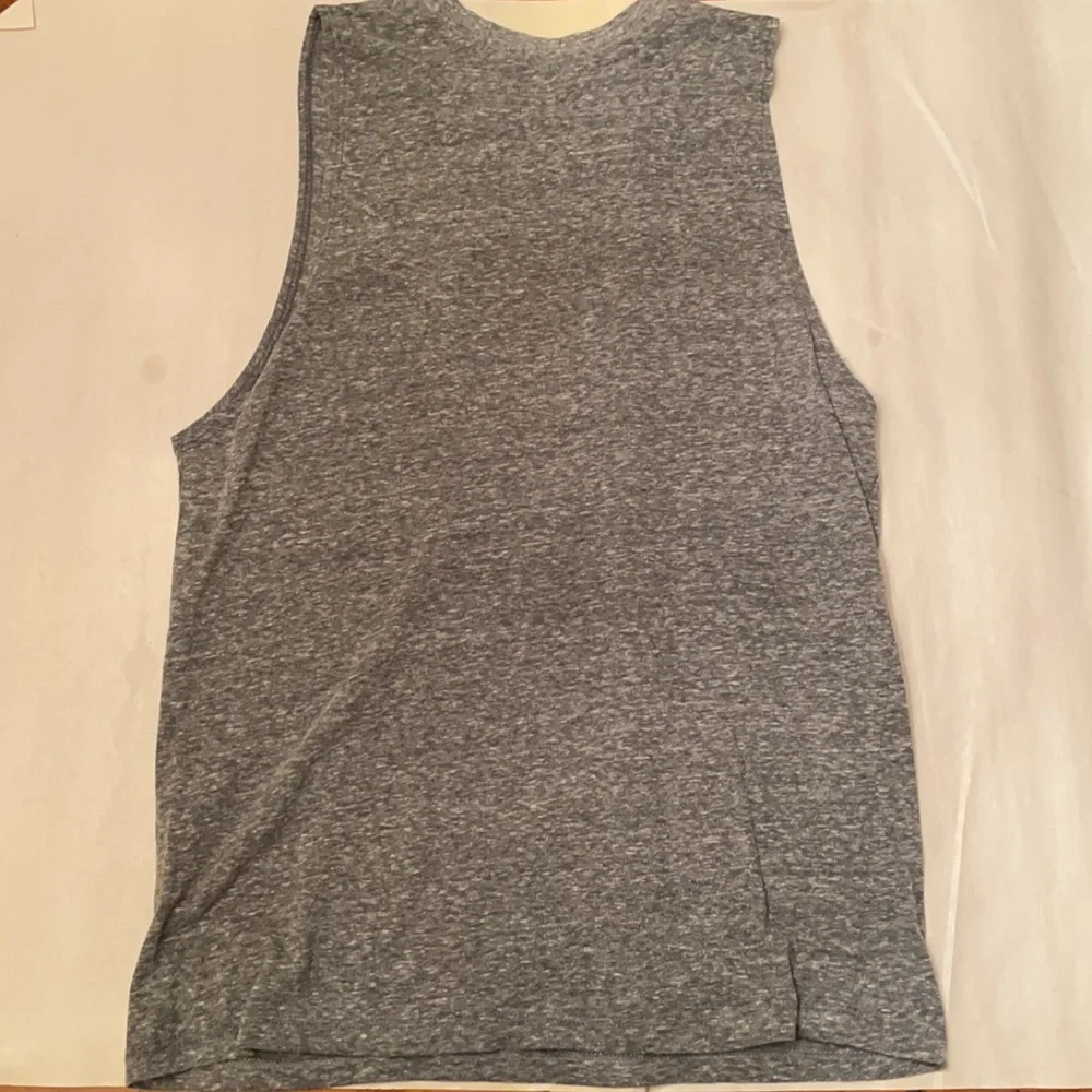 Word of Mouth grey “But first, coffee.” Comfortable tank, size small - Picture 2 of 5